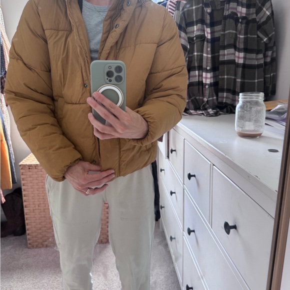 Target Tan Puffer Jacket - Picture 2 of 4